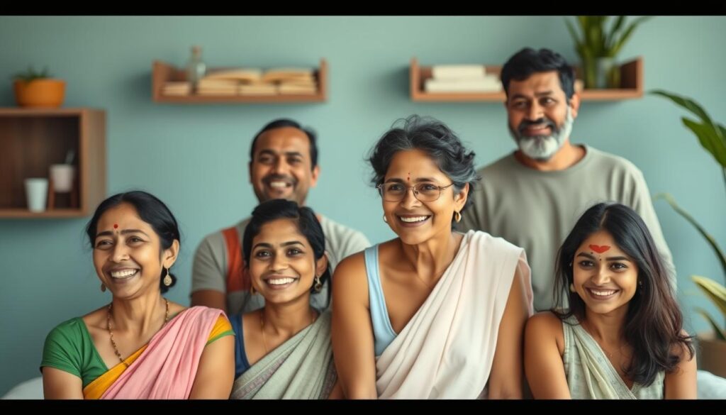 Diverse group of people who can benefit from colon hydrotherapy in India